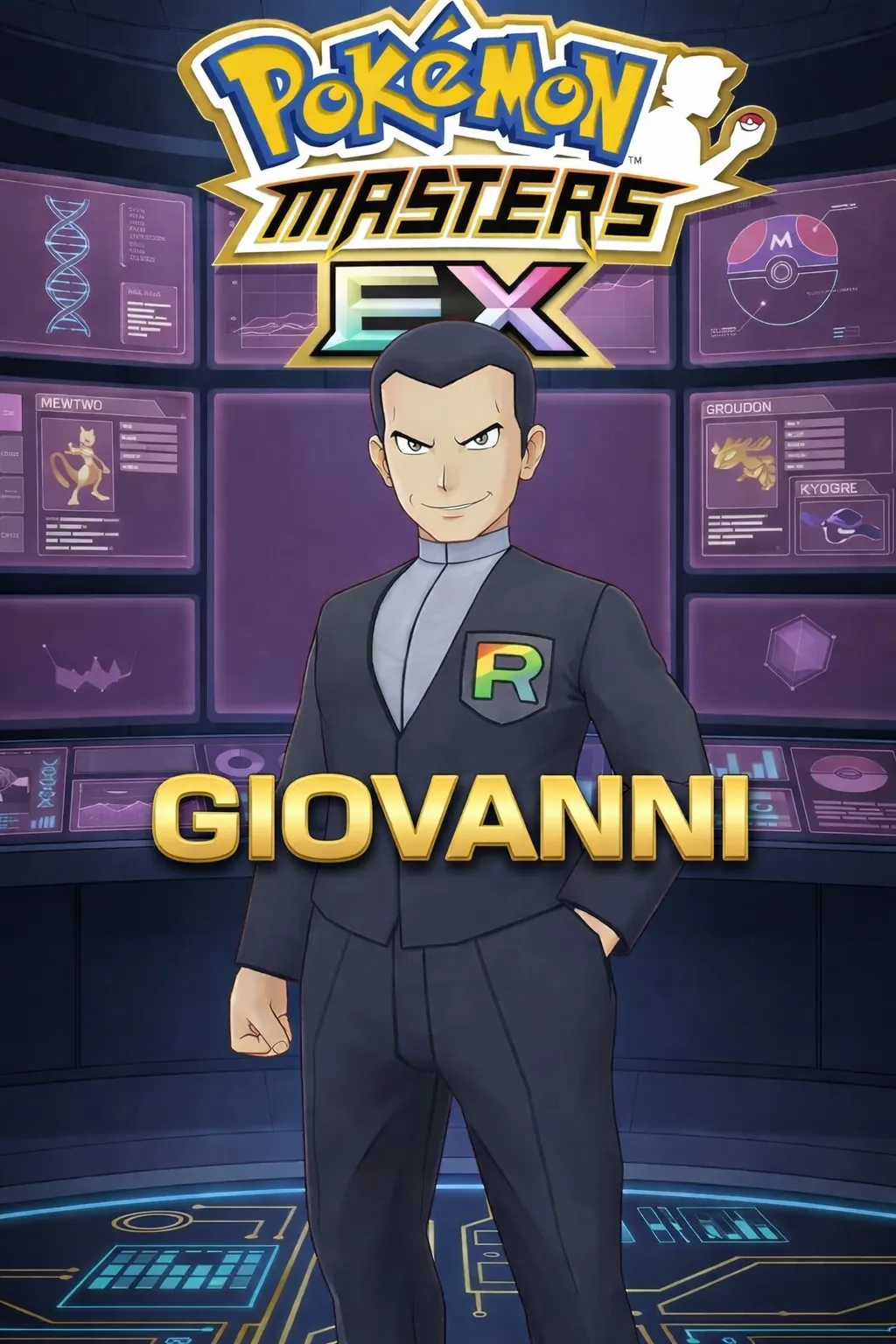 Poster for Giovanni from Pokemon Masters EX
